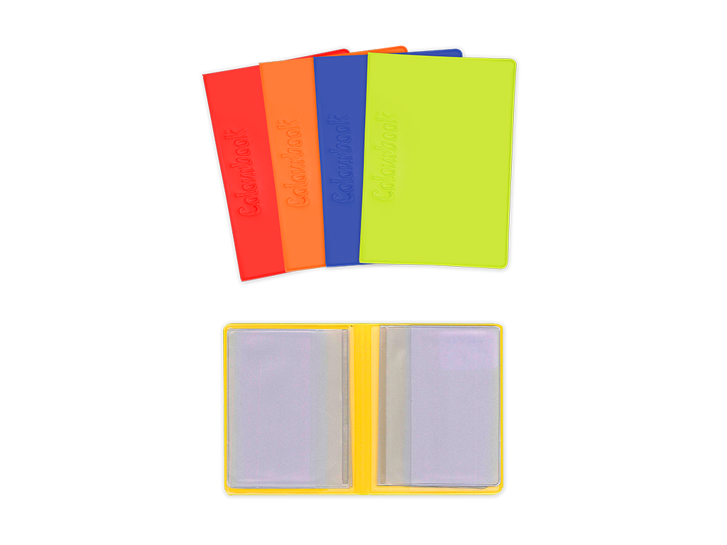 Porta cards 16 tasche - rosso