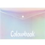 Busta A4 con bottone Iridescent