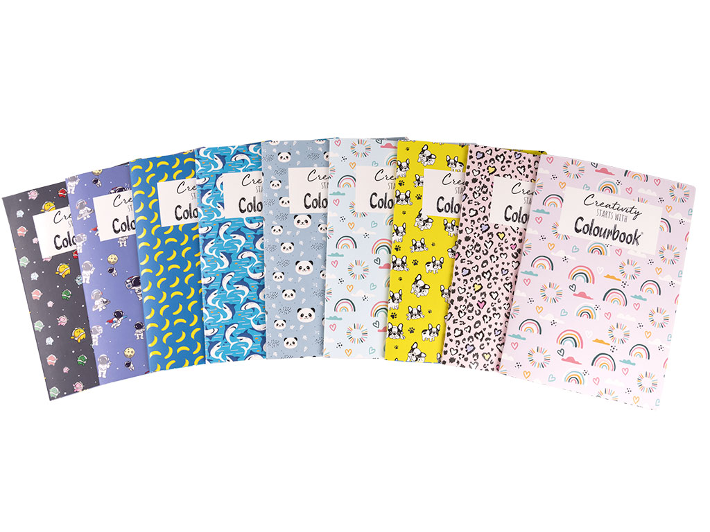 Quaderno A4 Creativity - Righe medie e superiori - squalo