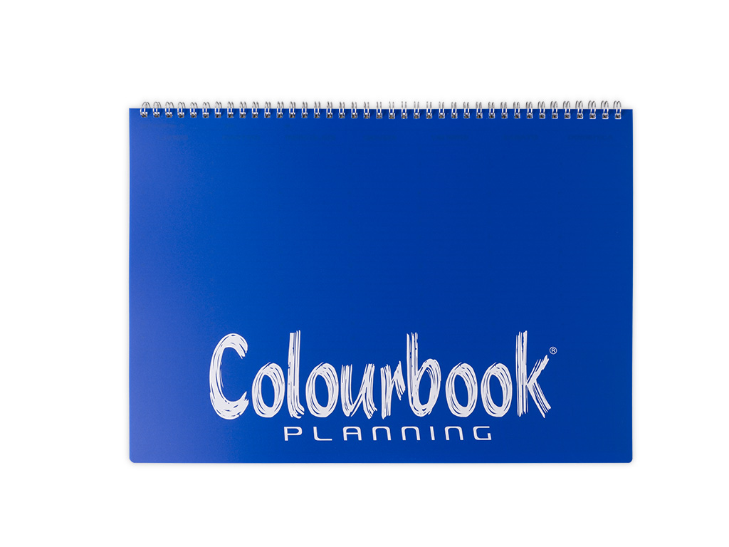 Planning da scrivania Fluo blu