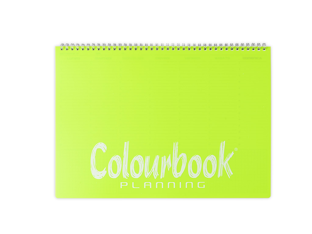 Planning da scrivania Fluo verde