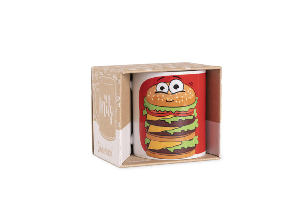 Packaging tazza My Mug Burger in cartoncino