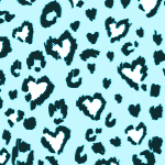 Animalier azzurro