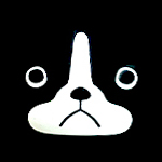 French Bulldog Kawaii nero
