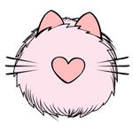 Gattino rosa
