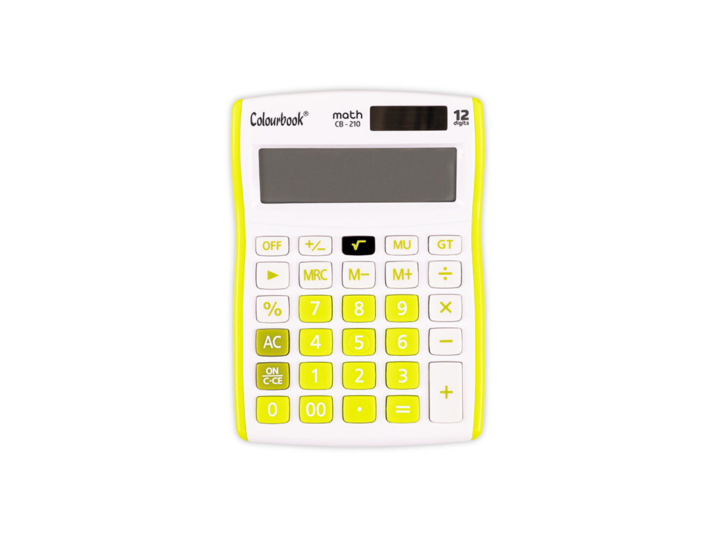 Calcolatrice da tavolo 12 cifre MATH CB-210 Verde lime
