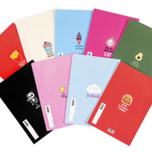 Retro assortimento quaderni A4 in fantasia Funny per scuole elementari, medie e superiori
