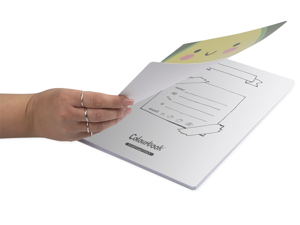 Dettaglio quaderno A4 Funny