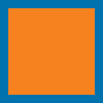 Bicolor Arancione/Azzurro