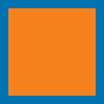 Bicolor Arancione/Azzurro