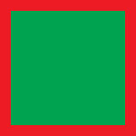 Bicolor Verde/Rosso
