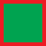 Bicolor Verde/Rosso