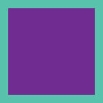 Bicolor Viola/Verde acquamarina