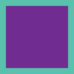 Bicolor Viola/Verde acquamarina