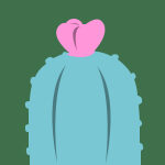 Cactus Love azzurro