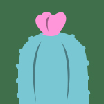 Cactus Love azzurro