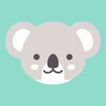 Koala verde acquamarina