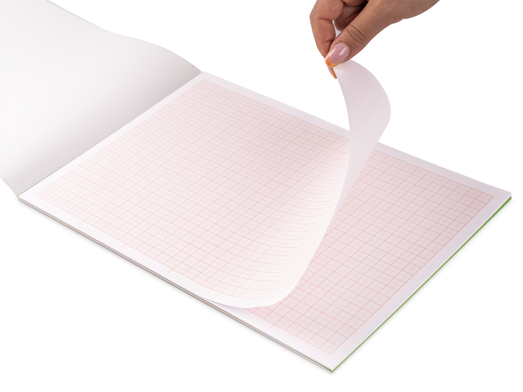Dettaglio Blocco da disegno carta millimetrata