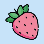 Righello fragola