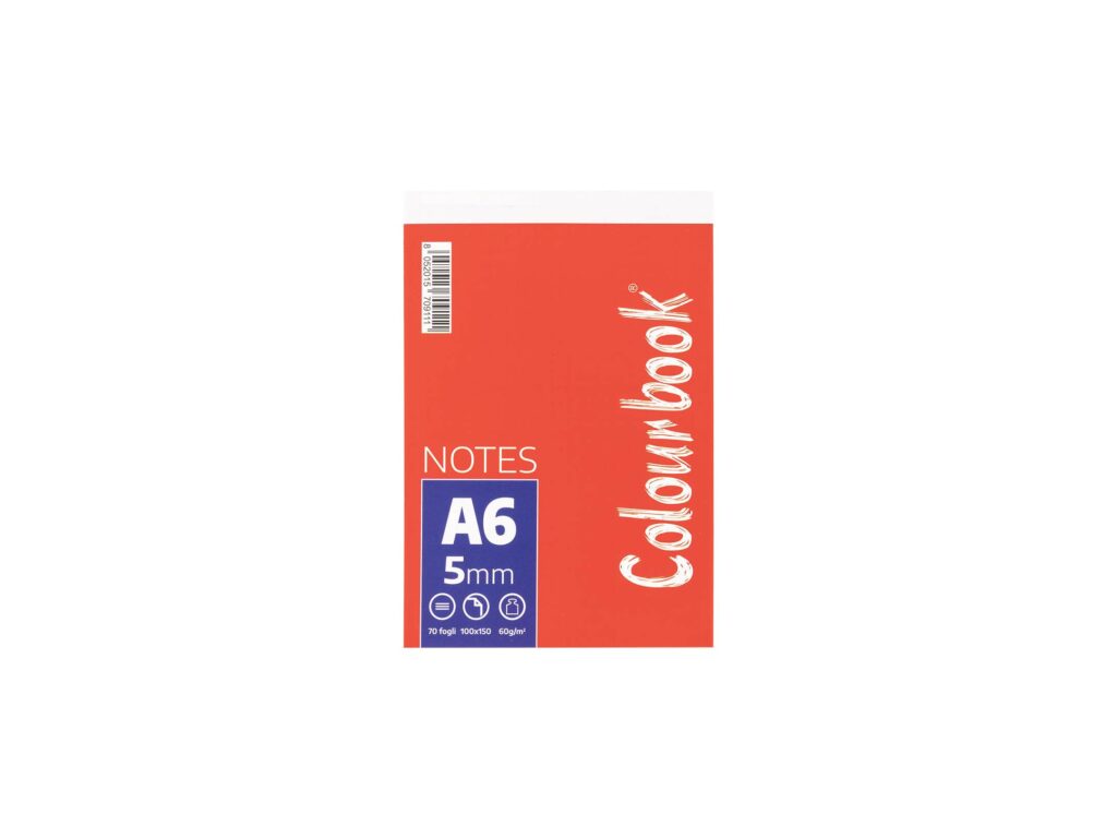Block Notes A4 - Quadretti 5mm - 60 fogli Verticale