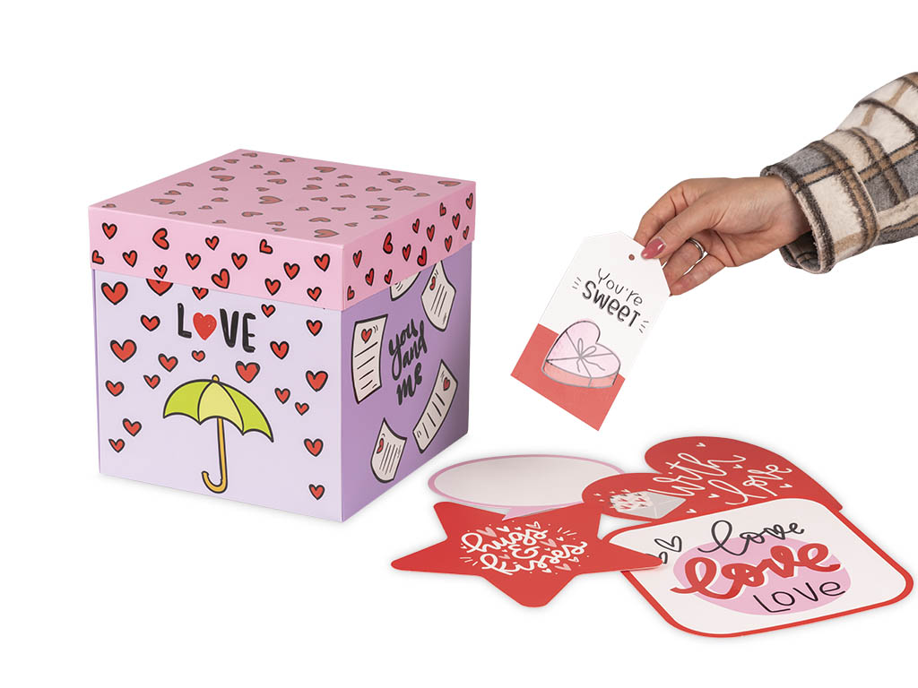 Dettaglio Explosion Box Romantico
