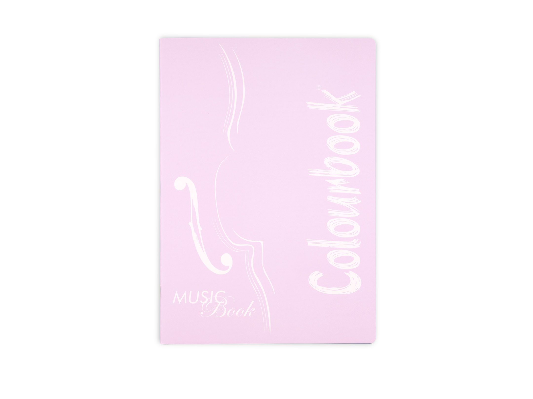 Quaderno A4 di musica copertina rosa pastello
