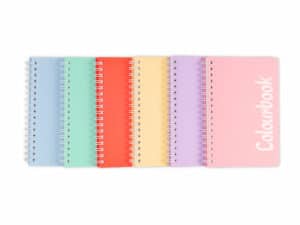 Assortimento quaderni A6 Pastel con rilegatura a spirale