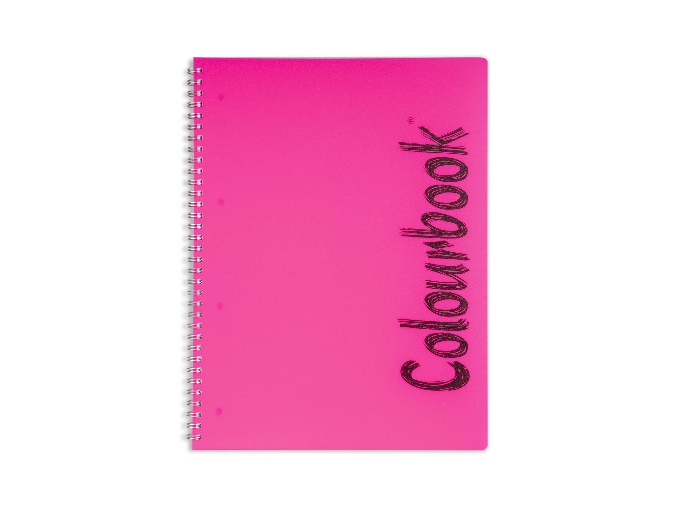 Quaderno a spirale A4 rosa fluo