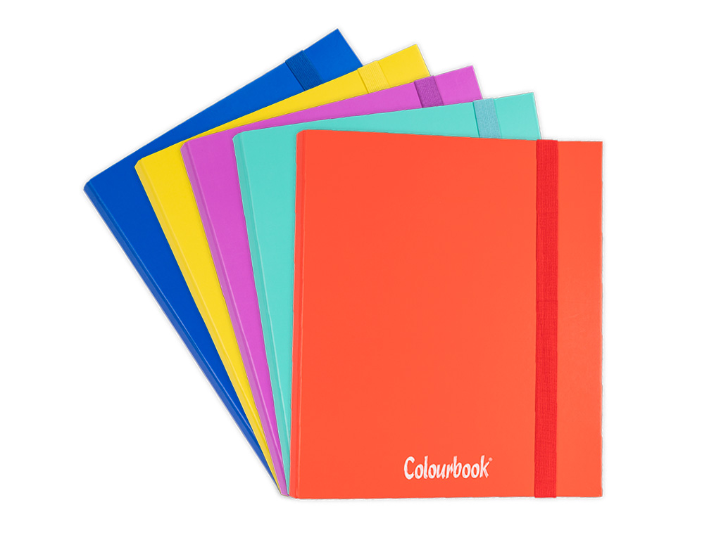 Assortimento raccoglitori ad anelli A4 con elastico