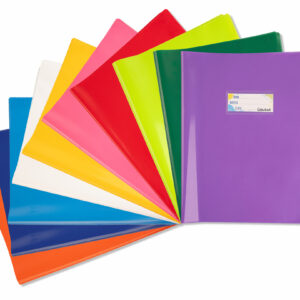 copertine colorate per quaderni A4 in 10 colori lucidi
