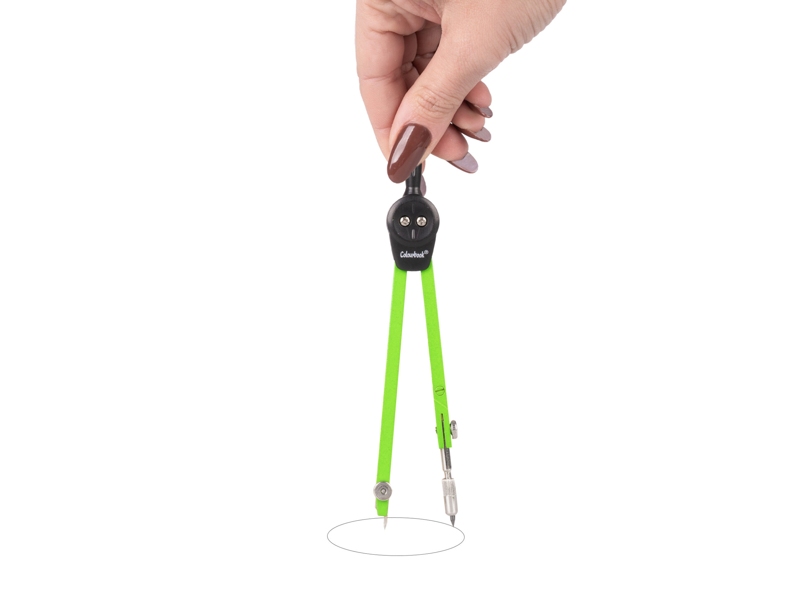 uso-compasso-verde-fluo-con-mine