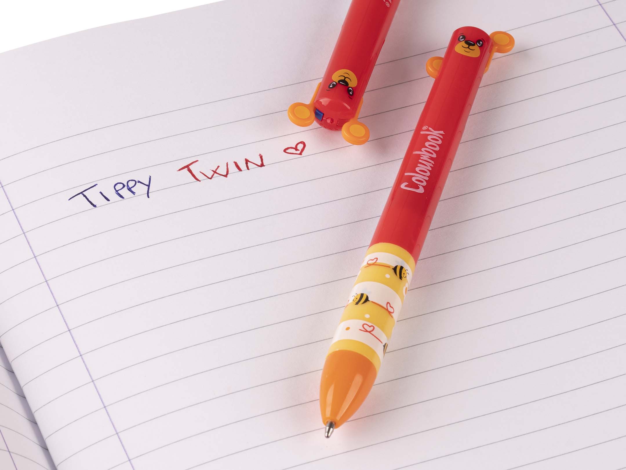 Dettaglio penna a scatto Tippy Bear