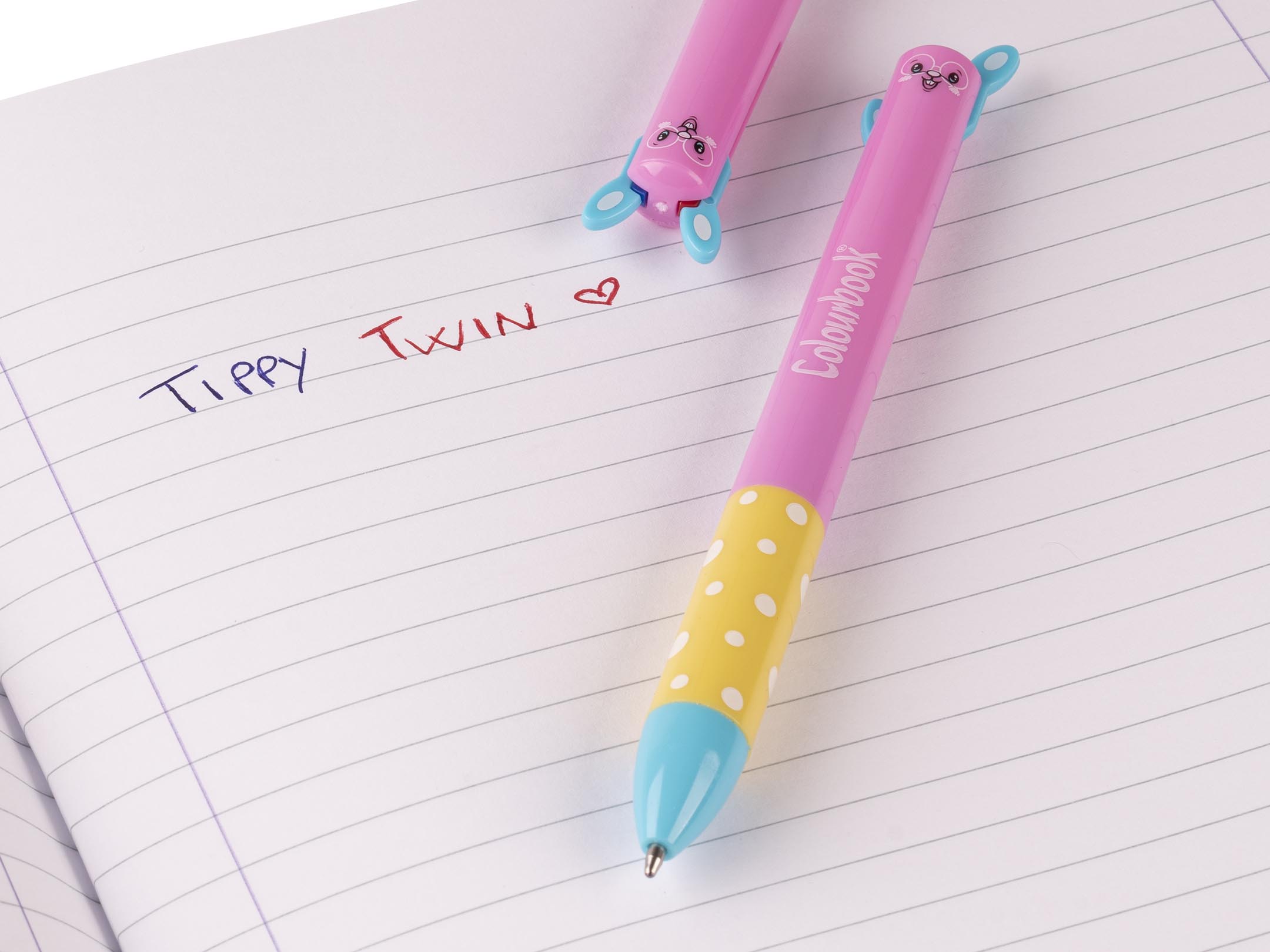 Dettaglio penna a scatto Tippy Bunny