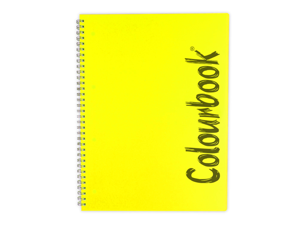 Quaderno-a-spirale-A4-giallo-fluo