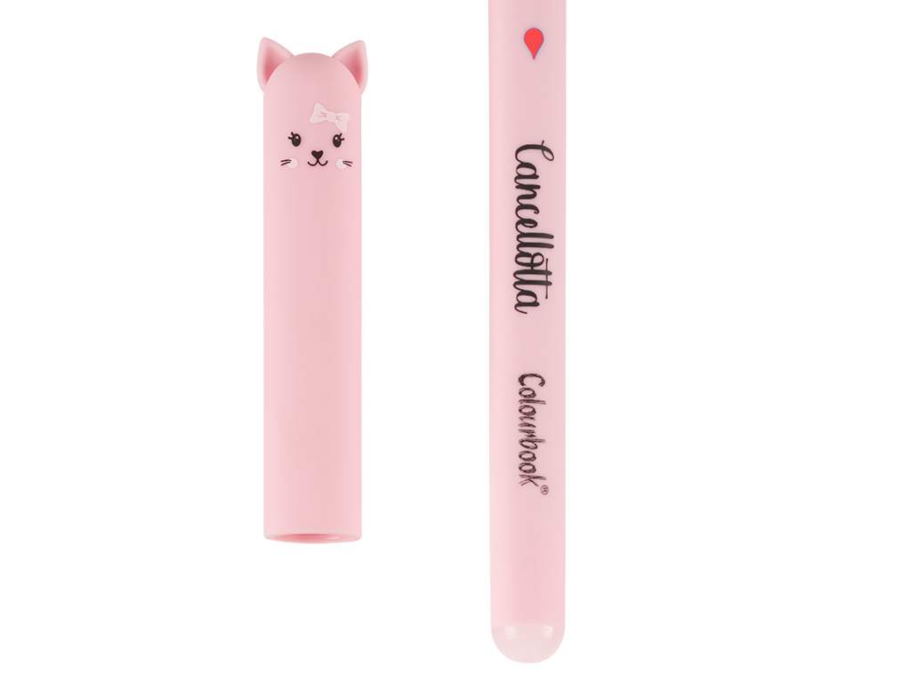 dettaglio cancellotta inchiostro rosso gatto