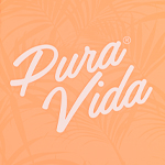 Pura Vida Arancione/Bianco