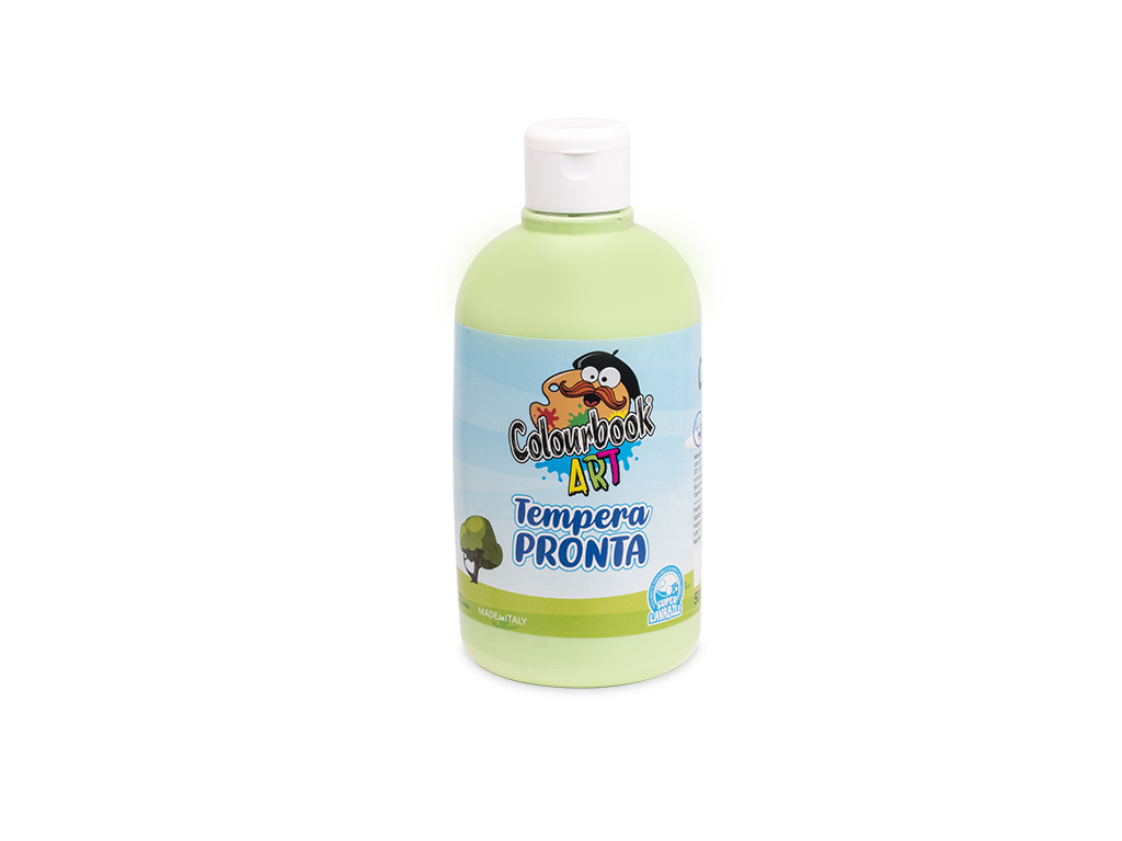 Tempera pronta verde pastello 500ml