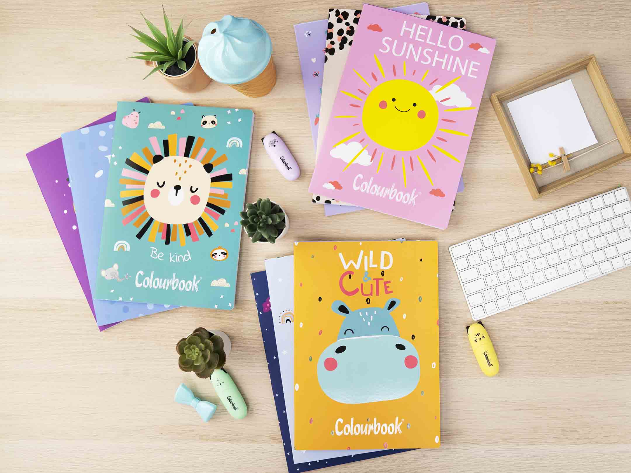 Ambientata quaderni A4 Wild & Cute