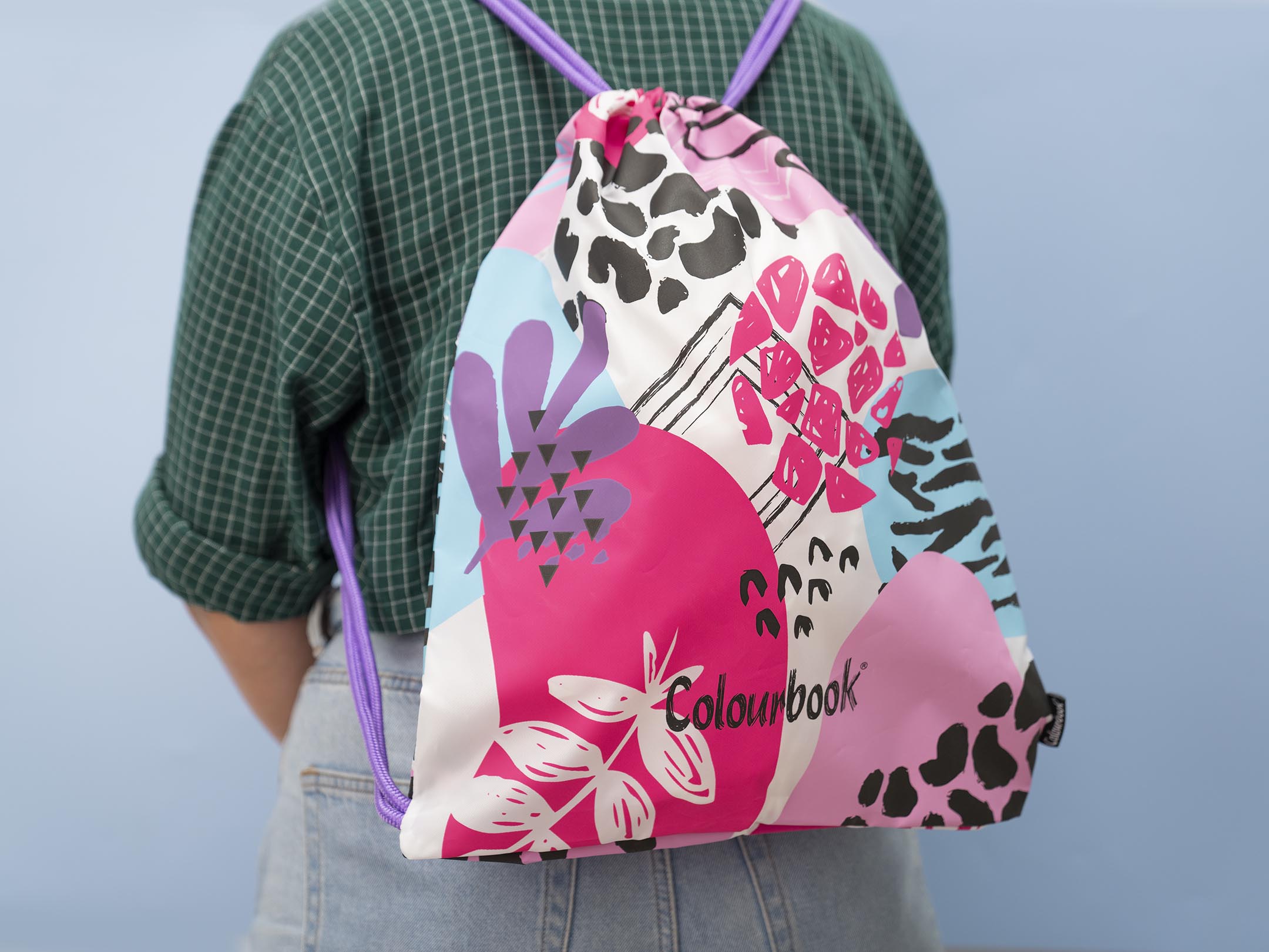 Ambientata zaino a sacca abstract bag