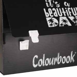 Dettaglio valigetta power flower dorso 8 beautiful day nero