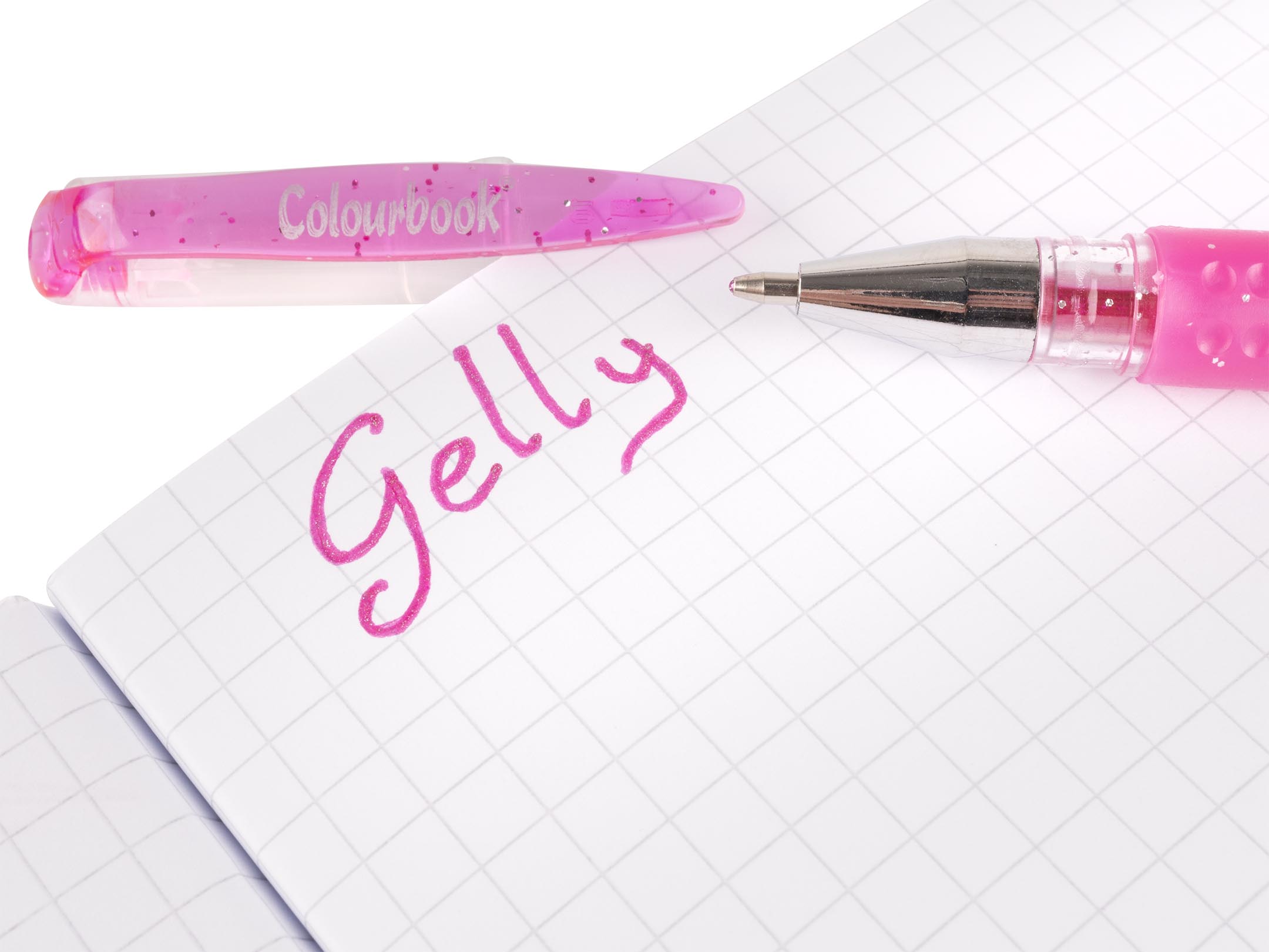 Penne gel Gelly Glitter dettaglio tratto