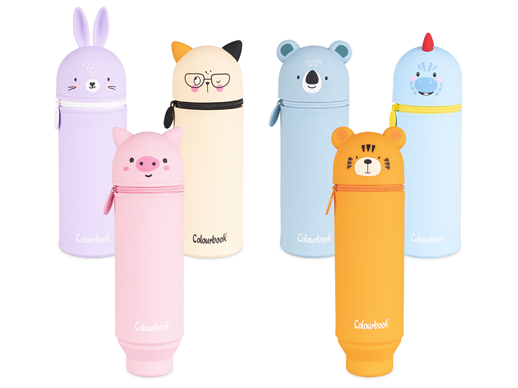 astucci in silicone portapenne Goommy Pets in 6 fantasie