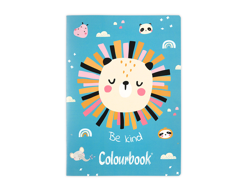 Quaderni A4 Wild & Cute Leone Turchese