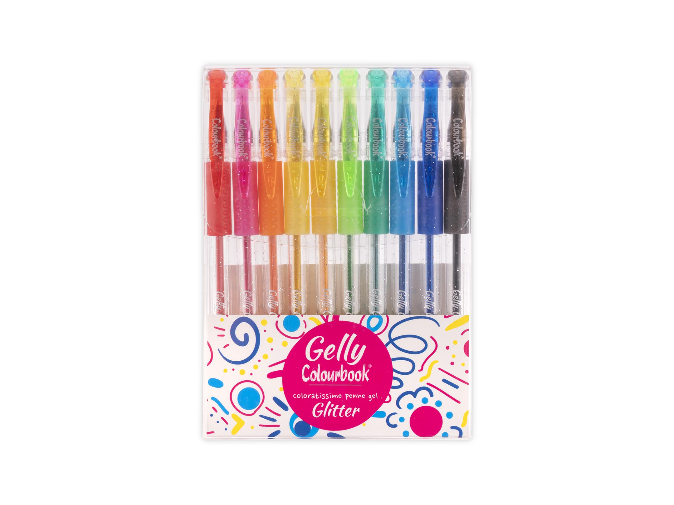 Set 10 penne gel Gelly - Glitter