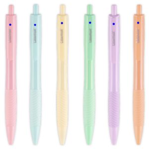 Set 6 penne a scatto Pastel inchiostro blu