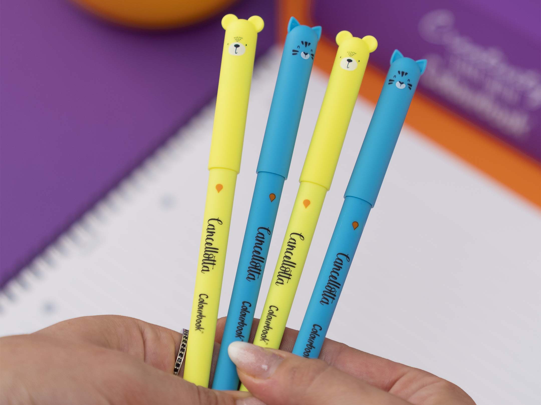 ambientata cancellotte inchiostro arancione