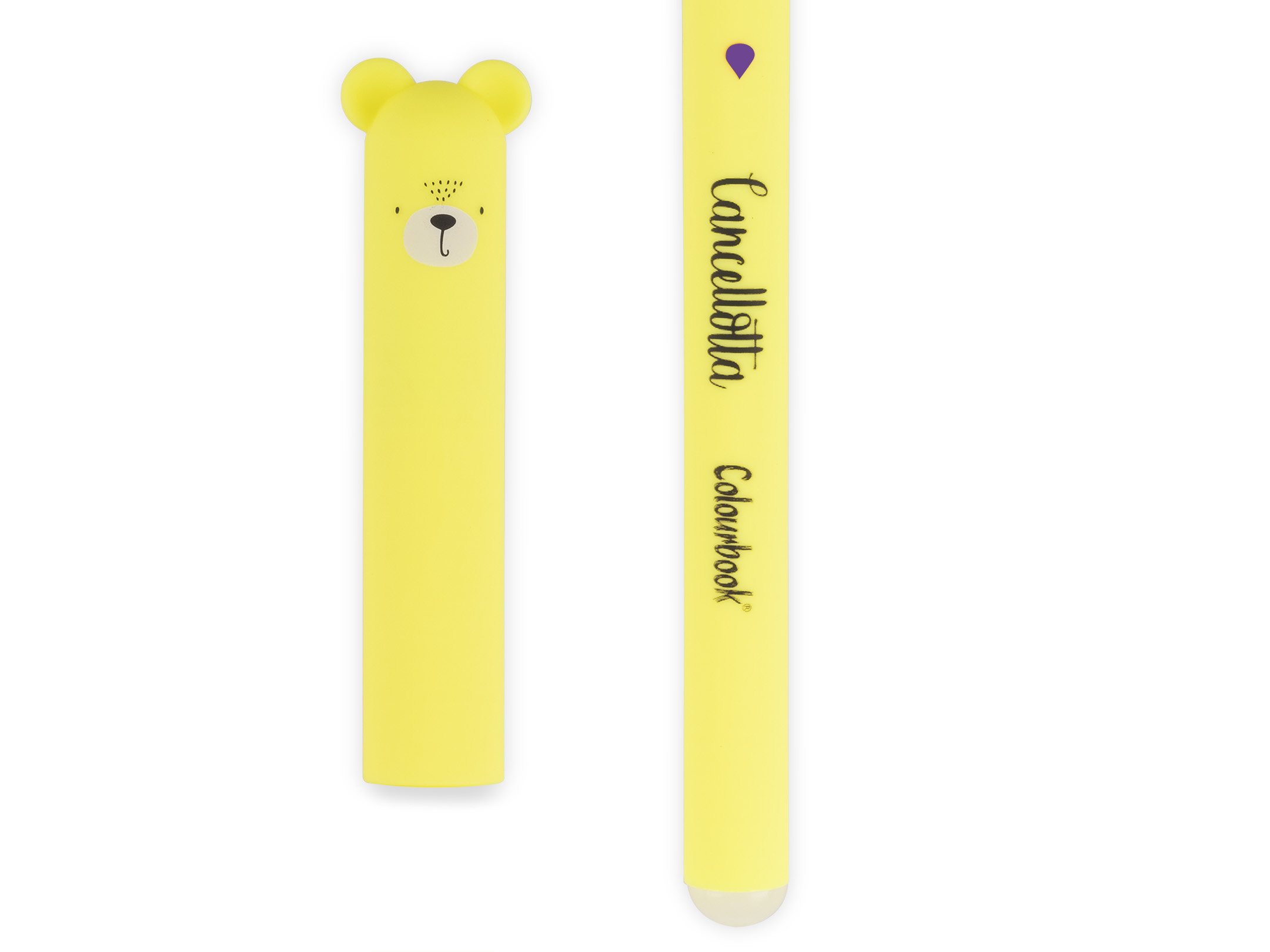 dettaglio cancellotta viola orsetto