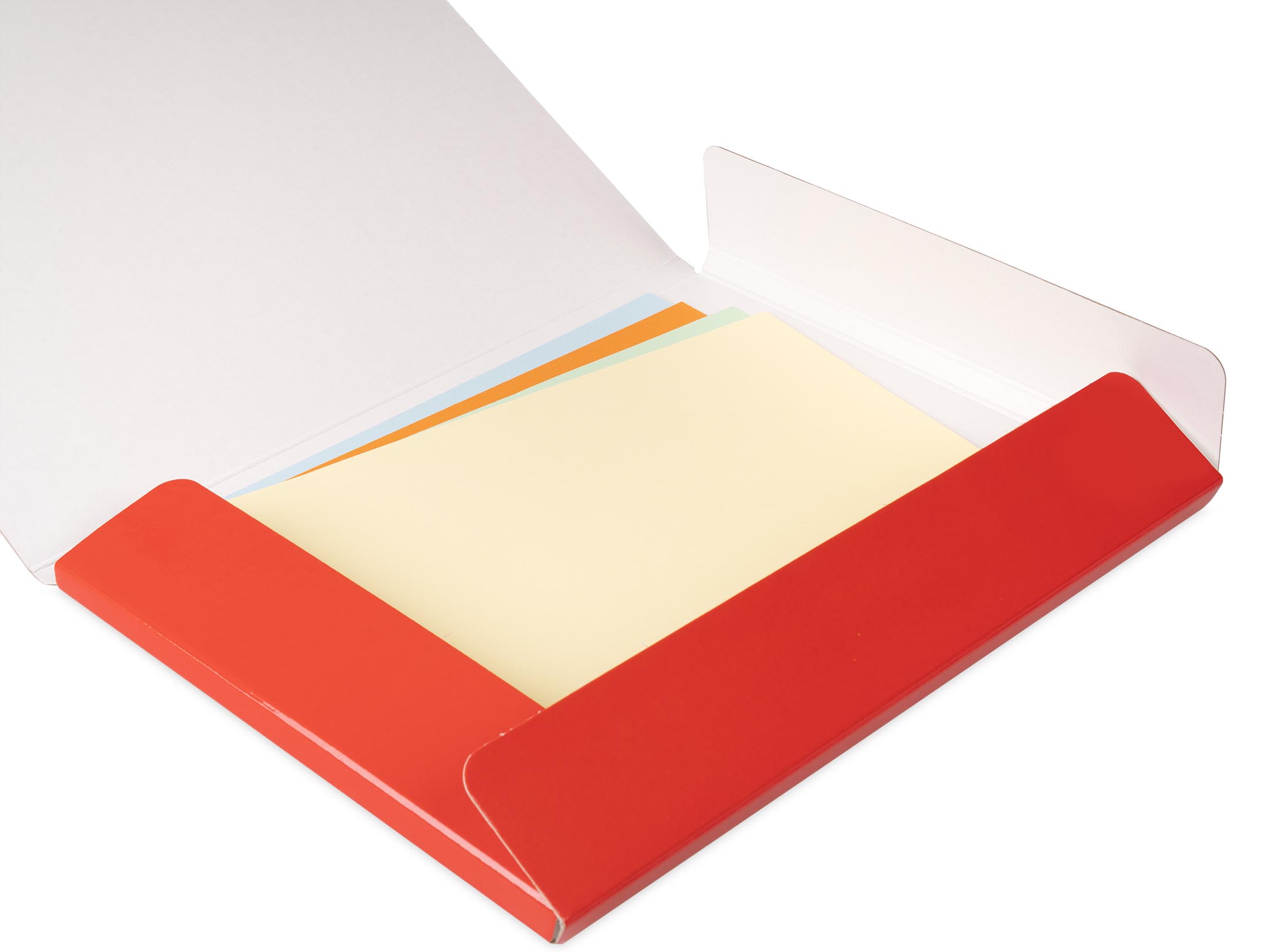 Dettaglio cartellina a 3 lembi new york