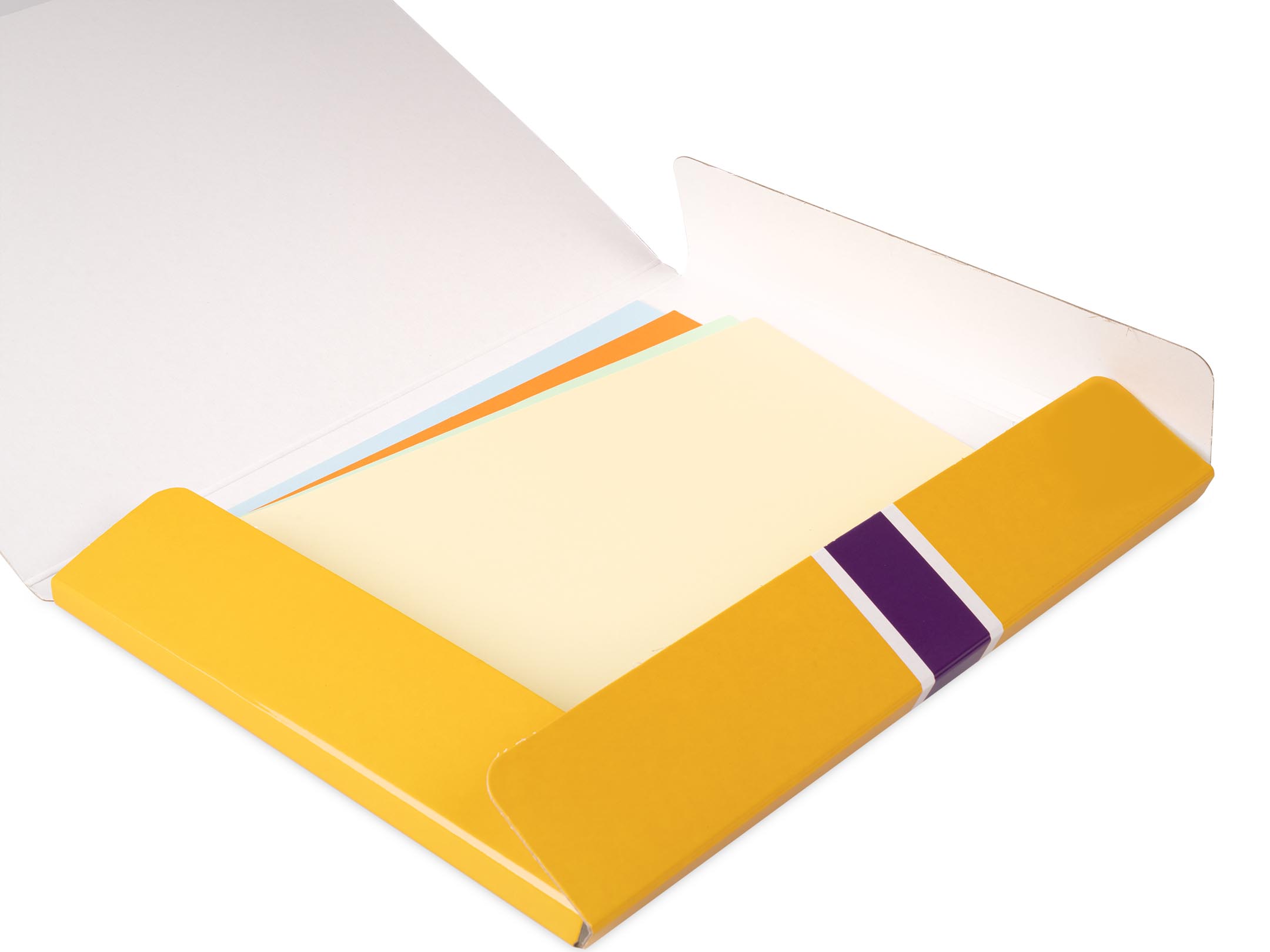 Dettaglio cartellina a 3 lembi san diego