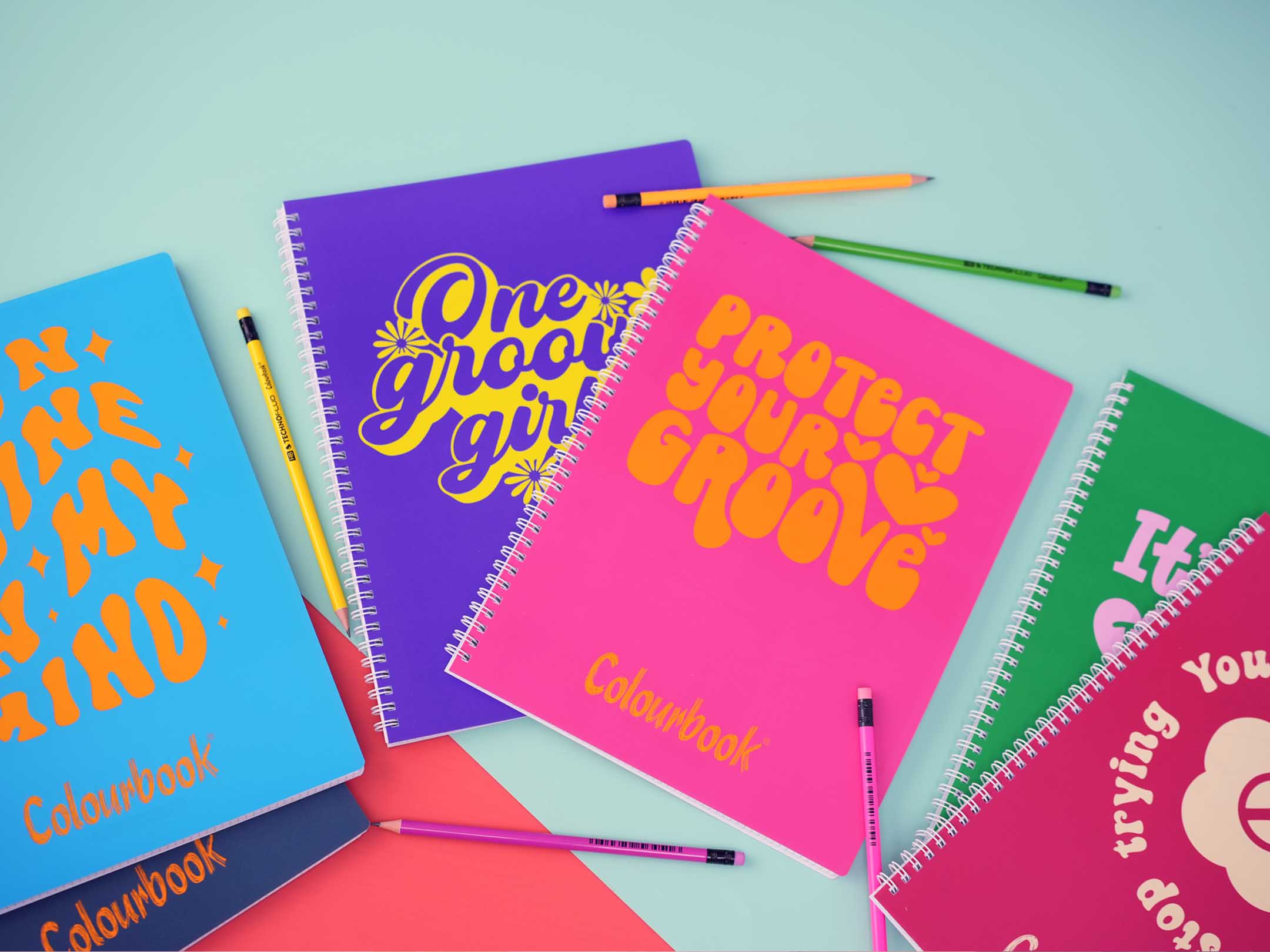 Quaderni a spirale A4 Power Flower